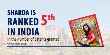 Top 5th ranking in the no of patents granted by India Today survey