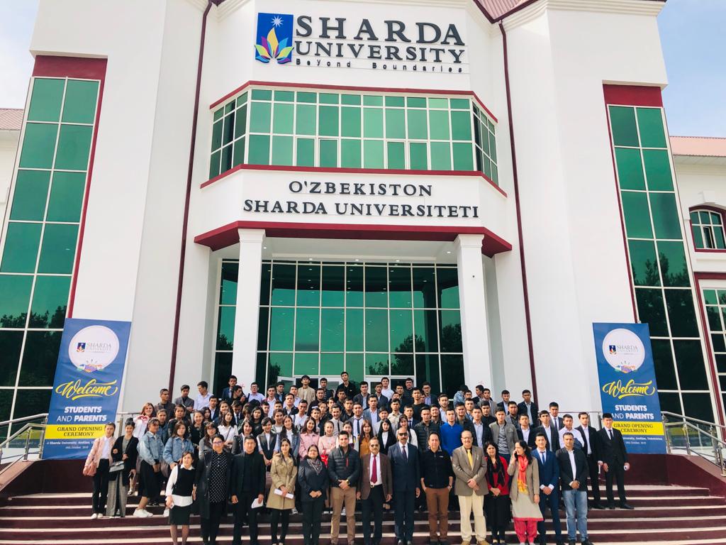 Inauguration ceremony of Sharda University Campus in Uzbekistan on 19th October 2019